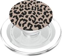 Animale di stampa del ghepardo del leopardo dell'abbronzatura per le donne PopSockets PopGrip per MagSafe
