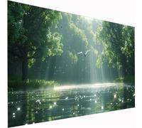 animale Diamond Painting Albero Diamond Painting Kit Completo 5D DIY Adulti Piazza Kit Pittura Diamante, Punto Croce Artigianale per Adulti Bambini Principianti per Decorazione Parete 40x80cm Z1-390