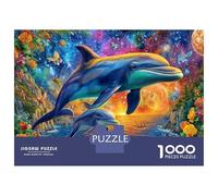 Animale dipinto al neon Puzzle 1000 Pezzi, Jigsaw Puzzle Ad Alta Difficoltà Regali Per Adulti E Adolescenti, Home Giochi 38x26cm/1000pcs