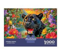 Animale dipinto al neon Puzzle 1000 Pezzi, Jigsaw Puzzle Per Adulti E Ragazzi Dai 14 Anni in Su, Giochi Stimolanti Per Tutta La Famiglia 38x26cm/1000pcs