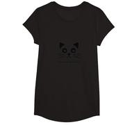 Animale Domestico felino con Logo Whisker Business Maglietta, Ragazze, Nero, L