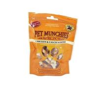animale domestico Munchies POLLO E CALCIO OSSA 100g