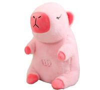 Animale in peluche Capybara - Peluche Capybara dolce | Statuetta in peluche Capybara con luce, giocattolo da coccolare Capybara con respirazione ritmica regolabile, bambole morbide per e adulti