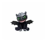 Puppetronic Real FX Toothless - Peluche di Destentao come allenare il tuo drago, burattino elettronico da 30 cm, +50 reazioni e suoni, effetti di fumo e fuoco, 6+ anni, famoso (RE000000)