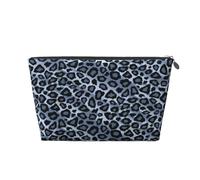 Animale leopardo azzurro, Borsa da toilette Borsa per trucco Borsa per cosmetici Borsa da toilette da viaggio portatile