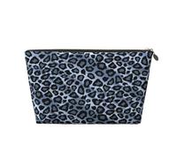 Animale leopardo azzurro, Borsa per il trucco Borsa per cosmetici Borsa da toilette da viaggio portatile Borsa da toilette