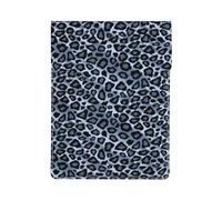 Animale leopardo azzurro, Custodia per laptop in pelle PU, borsa per notebook, custodia per laptop, custodia per tablet