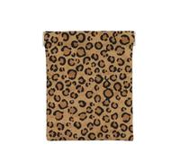 Animale leopardo selvatico stampato, Spremere il portafoglio superiore da donna Borsa portaoggetti Piccola portamonete Portamonete