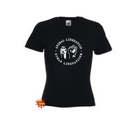 Animale Liberation, Umano Liberation Diritti Vegetariano T Shirt Tutte le Taglie