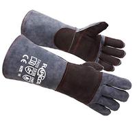 Animale Maneggiare Guanti Morso Prova kevlar Rinforzato Pelle Imbottitura