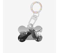 Animale Mucca Immagine Stampa Medaglietta Del Cane A Forma Di Osso Doppio Modello Lati Del Cane ID Tag A Forma Di Osso Pet Name Tags Dog Collar