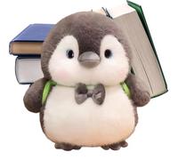Animale Peluche Pinguino | Con Un Design Zaino E Un Fiocco | Altezza 25 Cm Design Zaino Animale Morbido | Per Adulti Adolescenti Fidanzata Fidanzata Piccolo Amico Natale Inverno Festa Compleanno