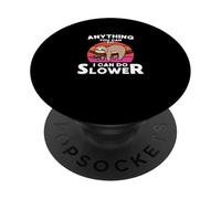 Animale pigro divertente bradipo tutto ciò che puoi fare io posso fare più lentamente PopSockets PopGrip Adesivo