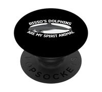 Animale preferito Delfino dalla testa rotonda PopSockets PopGrip Adesivo