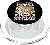 Animale preferito - Lupo arabo PopSockets PopGrip per MagSafe