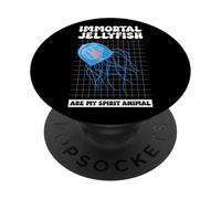 Animale preferito Medusa immortale PopSockets PopGrip Adesivo