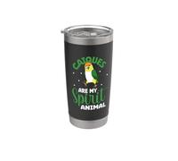Animale preferito - Pappagallo dal ventre bianco Bicchiere termico in acciaio inox doppia parete