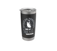 Animale preferito - Pinguino africano Bicchiere termico in acciaio inox doppia parete