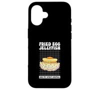 Animale preferito uovo fritto medusa Custodia per iPhone 16