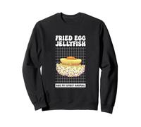 Animale preferito uovo fritto medusa Felpa