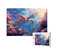 Animale Puzzle 2000 Pezzi,Tartarughe Marine Puzzle Adatto ad Adulti e Principianti,Giochi Divertenti/Sfidanti/Impossible,Hobby Creativi per Adulti Attività Artigianali,Regali per Uomini/Donne M-890