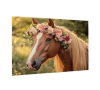 Animale Puzzle 300 Pezzi Adulti, 5D DIY Puzzle Cavallo Pattern Design con Confezione Regalo per Regalo Donna, Attività Famiglie Impegnative Principianti per Home Wall Bedroom Decor 40 x 28 cm -178Y