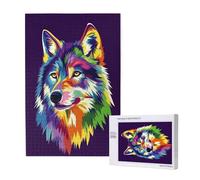 Animale Puzzle 6000 Pezzi, Lupo Puzzle Adatto ad Adulti e Principianti, Giochi Divertenti/Sfidanti/Impossible, DIY Hobby Creativi per Adulti Attività Artigianali, Regali per Uomini/Donne M-1649
