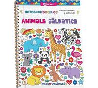 Animale salbatice. Carte de colorat si activitati - Jess Volinski