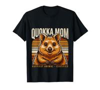 Animale Selvatico Certificato Quokka Mom Happiest Maglietta