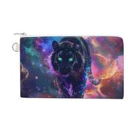 Animale selvatico tigre galassia portamonete borsa di tela alla moda borsa portadocumenti borsa per cosmetici per uomo donna, stile, taglia unica, borsa per monete, Stile, En storlek, Portamonete