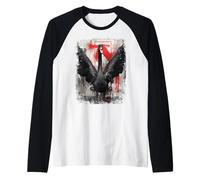 Animale Selvatico Uccello Acquatico Uccello Animale Cigno Maglia con Maniche Raglan