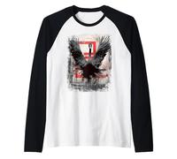 Animale Selvatico Uccello Acquatico Uccello Animale Cigno Maglia con Maniche Raglan