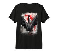 Animale Selvatico Uccello Acquatico Uccello Animale Cigno Maglietta Premium