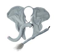 Animale Set Orecchie & Coda Kit Costume Deluxe Gigante Halloween Libro Giorno