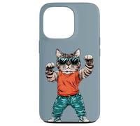 Animale sportivo gatto Custodia per iPhone 13 Pro