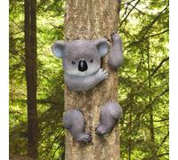 Animale su un albero statua abbraccio per cortile installa facilmente