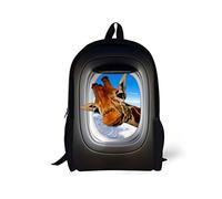 Animale sveglio della stampa dei bambini Bookbag bambini zaino per la scuola, Xsbb18-c0062c, One Size