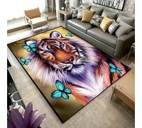 Animale Tappeto Area Tappeto Stampa 3D Soggiorno Flanella Super Soft Carpet Camera Dei Bambini Tappeto 100 X 200 Cm - Poliestere - Soft Touch - Facile Da Pulire - Con Supporto In Gomma -182049002184