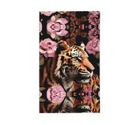 Animale Tigre Stampa Leopardo Rosa Fiore Stampa Bandiera Decorativa Tutte Le Stagioni Stampa Modello Unilaterale Stampa Interno Esterno Display Trasparente