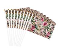 Animale Tigre Stampa Leopardo Rosa Fiore Stampa Bandiera Palmare Leggero Feste Eventi Decor Parata Sport Attività Facile Montaggio
