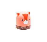 Animale Timer meccanico con cartone animato carino, maiale cane gatto volpe, studente imparare l'autodisciplina ricordare Timer cucina Timer (Volpe)