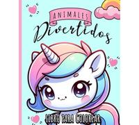 Animales divertidos: Libro de actividades infantil con 25 dibujos fáciles y divertidos que estimulan la creatividad y la atención.