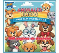 ANIMALES LINDOS, LIBRO PARACOLOREAR VOL1