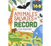 Animales salvajes de récord con pegatinas