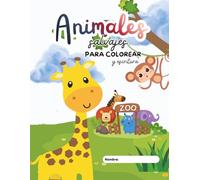Animales Salvajes: Libro para Colorear