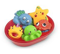 animaletti acquatici da bagno in ciotola, 6 pz