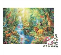 Animali adorabili Animali fantastici e perfetti per la decorazione della casa Puzzle impegnativo adatto come regalo 500 pezzi (52x38 cm)