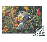 Animali adorabili Animali fantastici e perfetti per la decorazione della casa Puzzle impegnativo adatto come regalo 300 pezzi (40x28 cm)