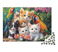 Animali adorabili Animali Un gioco altamente creativo con un alto livello di difficoltà Adatto ad adolescenti e adulti 500 pezzi (52x38 cm)
