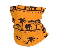 Animali africani Stampa Sci Copertura Del Viso Freddo Sciarpa Per Gli Uomini Delle Donne Scaldacollo Ghetta Per Sci Corsa